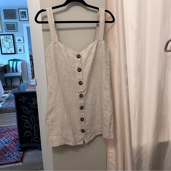 REFORMATION Shetland Linen Mini Dress M - Picture 11 of 11